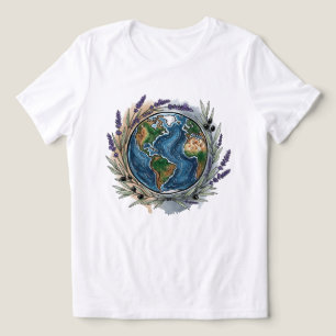 World Peace Waterverf Art Tri-Blend Shirt