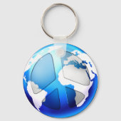 WORLD PEACE-WERELDBOL SLEUTELHANGER (Voorkant)
