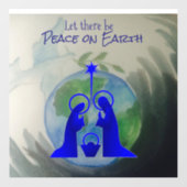 World Peace Window Clings Raamsticker (Vel)