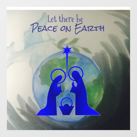 World Peace Window Clings Raamsticker (Vel)