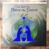 World Peace Window Clings Raamsticker (Vel 2)