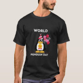 World Penguin Day 25th Holiday T Shirt (Voorkant)