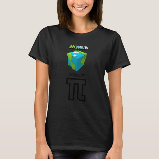 World Pi Symbol Math Science  3 14 T-shirt (Voorkant)