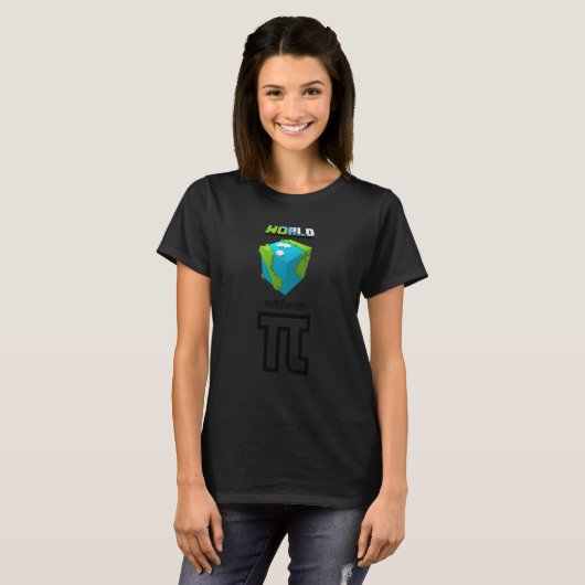 World Pi Symbol Math Science  3 14 T-shirt (Voorkant volledig)