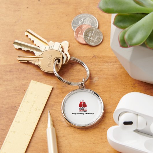 World Pneumonia Day - Keep Breathing Sleutelhanger (Bureau)