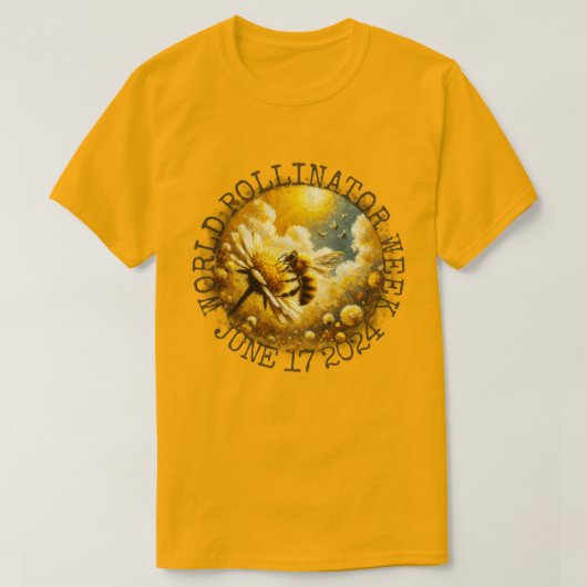 World Pollinator Week T-shirt (Design voorkant)