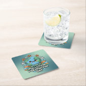 World Pollution Prevention Day Coaster Set Kartonnen Onderzetters (Insitu)