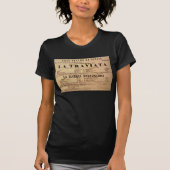 World Premiere Poster van La Traviata (1853) T-shirt (Voorkant)