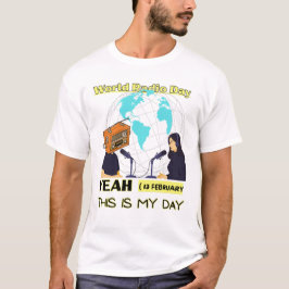 World-Radio-Day-WRD-13-February-radio-day- T-shirt