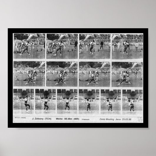 World Record Javelin Poster (Voorkant)