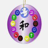 World Religons Holiday Ornament (Links)