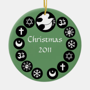 World Religons Holiday Ornament