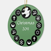 World Religons Holiday Ornament (Links)