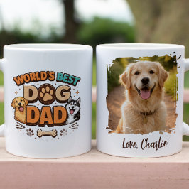 World’s Best Dog Dad | Custom Father’s Day Mok