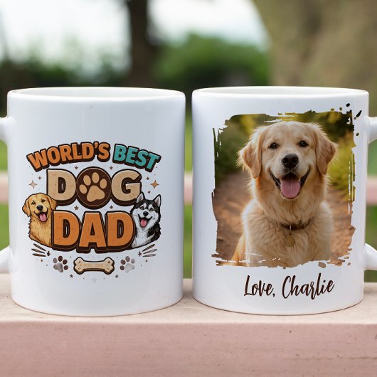 World’s Best Dog Dad | Custom Father’s Day Mok