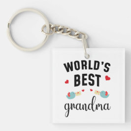 World’s Best Grandma – Perfect Gift for Loving Gra Sleutelhanger