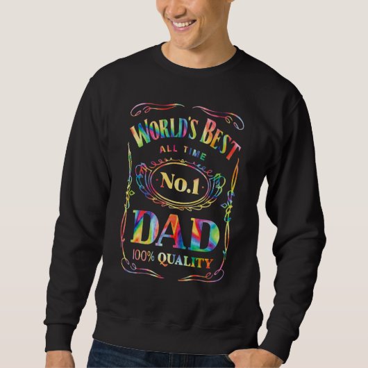 World´s Best No 1 Dad Daddy Father Father's Day Trui (Voorkant)