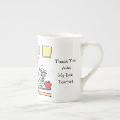 World’s Best Teacher Thank You Porselein Kop (Rechts)