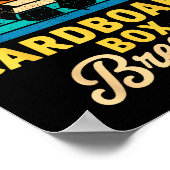 World’s Cardboard Box Breaker Funny Recycling Hero Poster (Hoek)