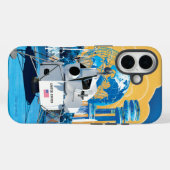 World’s Fair Lunar Module (Day): iPhone 16 Case (Achterkant (horizontaal))