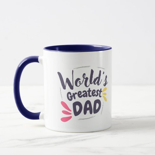 World’s Greatest Dad Coffee Mug  Mok (Links)
