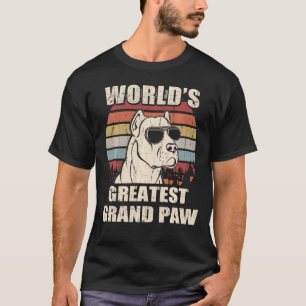 World S Greatest Grand Paw Dogo Argentino T-shirt