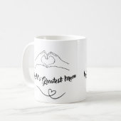 World’s Greatest Mom design Gift Mug  Koffiemok (Voorkant links)