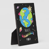 World’s Grooviest Mom Retro Plaque                 Fotoplaat (Zijkant)