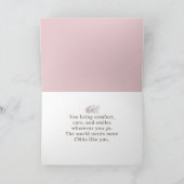 World’s Kindest CNA Floral Christmas Bedankkaart (Binnen)