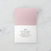 World’s Kindest  PSW Floral Christmas Bedankkaart (Binnen)