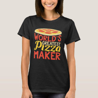 World s largest pizza baker t-shirt
