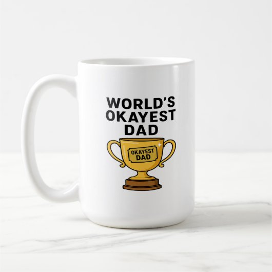 World’s Okayest Dad – Trofee Editie Koffiemok (Links)