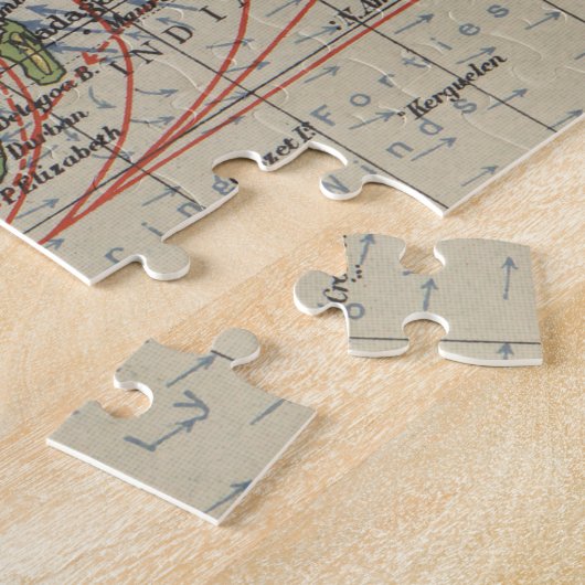  World Sailing Routes Map (1914) Legpuzzel (Zijkant)