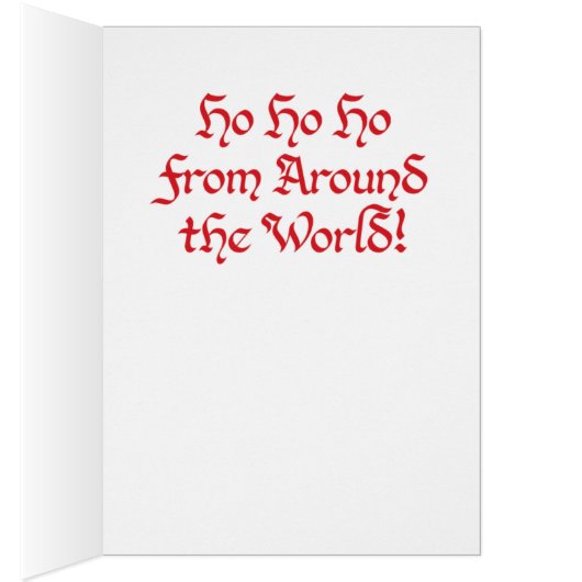 World Santa Claus Card (Binnen (Rechts))