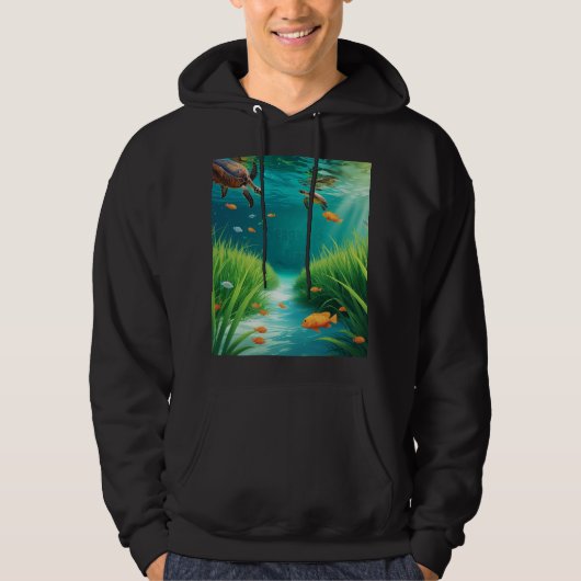 World Sea grass Day Hoodie (Voorkant)