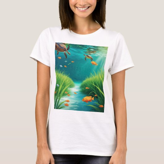 World Sea grass Day T-shirt (Voorkant)