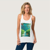 World Sea grass Day Tanktop (Volledige Voorkant)