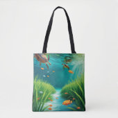 World Sea grass Day Tote Bag (Voorkant)