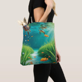 World Sea grass Day Tote Bag (Dichtbij)