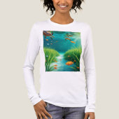 World Sea grass Day Tri-Blend Shirt (Voorkant volledig)