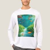 World Sea grass Day Tri-Blend Shirt (Voorkant volledig)