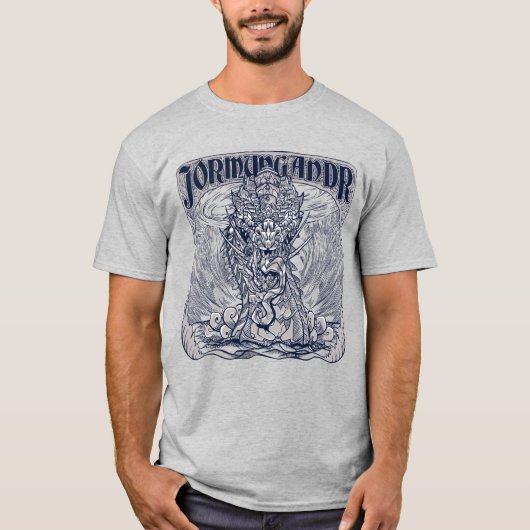 World Serpent Norse Mythology T-shirt (Voorkant)