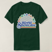 World Showcase retro stijl Epcot kunstwerk door Ke T-shirt (Design voorkant)