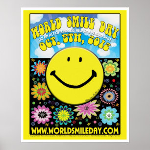 World Smile Day® 2012 Poster - 16x20 inch