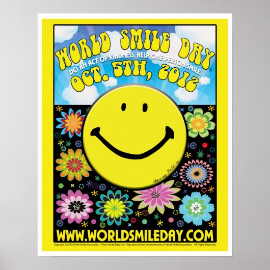 World Smile Day® 2012 Poster - 16x20 inch (Voorkant)