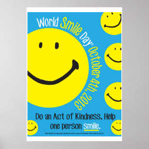 World Smile Day 2013 Poster 20x28