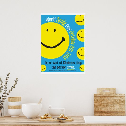 World Smile Day 2013 Poster 20x28 (Keuken)