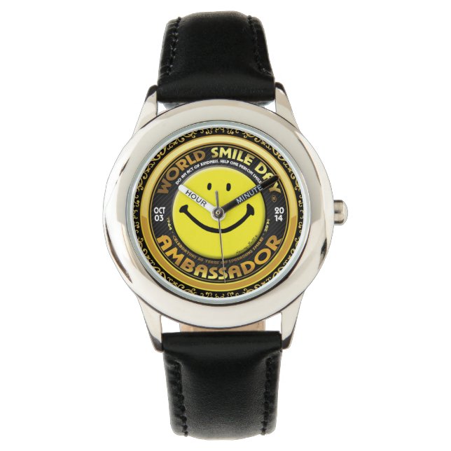 World Smile Day® 2014 Kinder horloge (Voorkant)