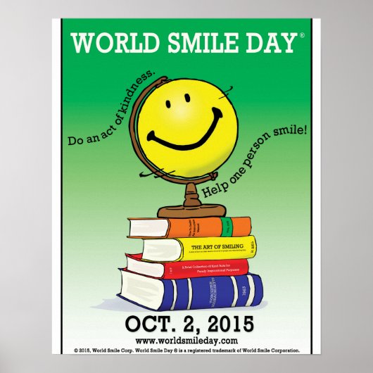 World Smile Day® 2015 Poster (Voorkant)