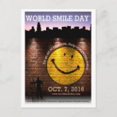 World Smile Day® 2016-Briefkaarten Briefkaart (Voorkant)